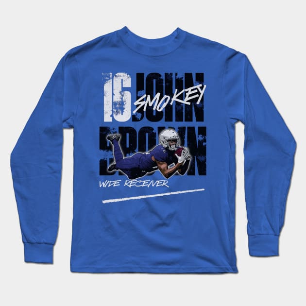 John Brown Buffalo Smokey Long Sleeve T-Shirt by Chunta_Design